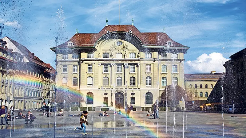Swiss National Bank (SNB), the central bank of Switzerland. PHOTO: FABRICE COFFRINI | AFP | Getty Images
