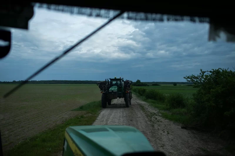 Farming in Lviv, Ukraine, in May. Many countries rely heavily on grain exports from Russia and Ukraine to feed their populations. Credit: Diego Ibarra Sanchez for The New York Times