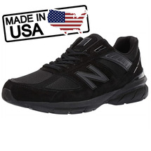 New Balance Men’s Made in US 990 V5 Sneaker - Black